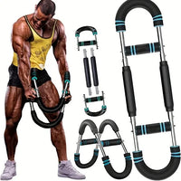 U-Shaped Arm & Chest Strength Trainer  Adjustable Home Gym Equipment